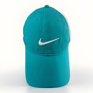 Nike Women’s Fit Performance Golf Cap Teal Aqua Adjustable OSFA EUC.